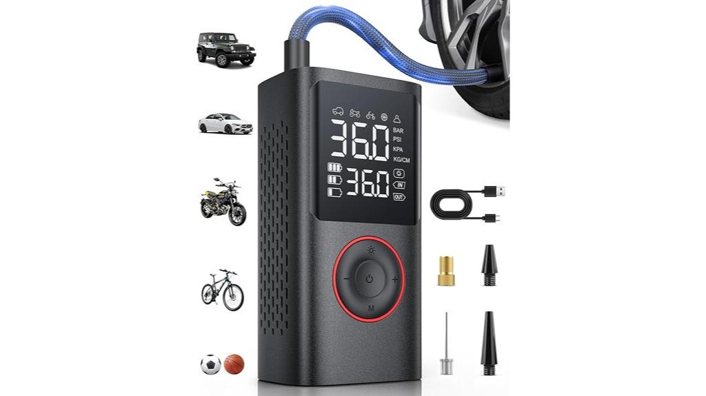 cordless 150 psi tire inflator