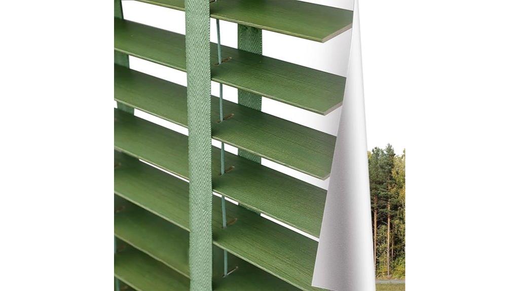 cordless faux wood blinds