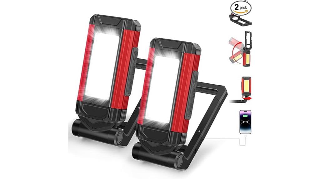 cordless magnetic led work lights