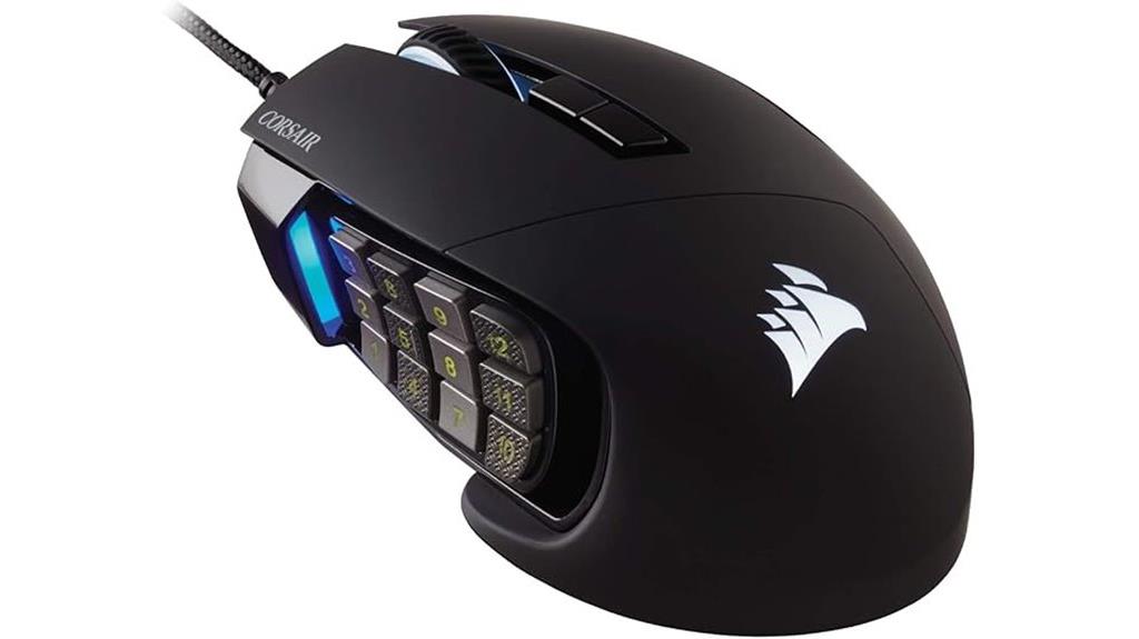 corsair rgb gaming mouse