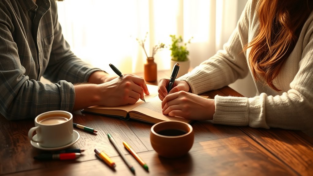 couple journaling fosters intimacy