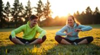 create pressure free workout routines