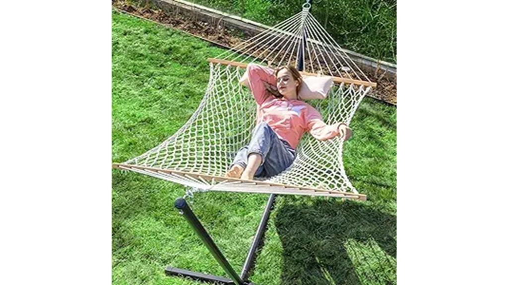 double hammock with stand