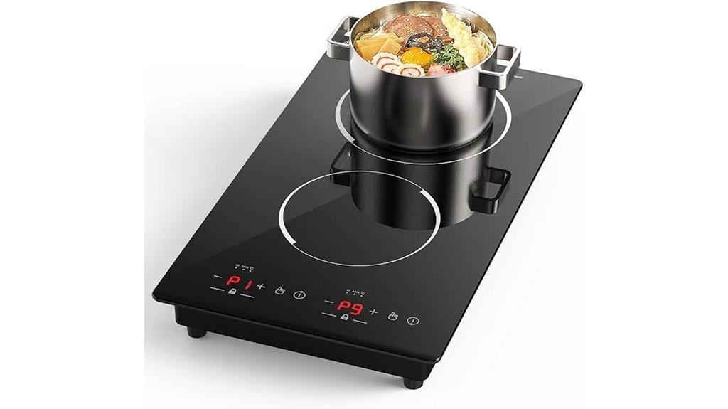dual burner electric stove