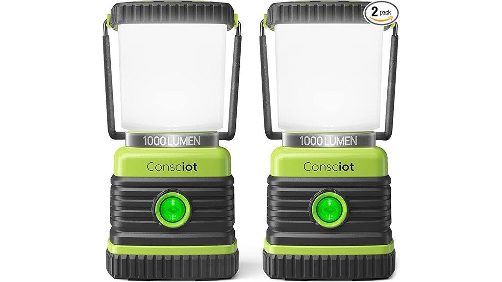 dual led camping lanterns