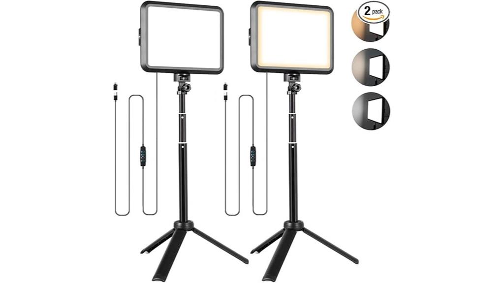 dual led photo lights