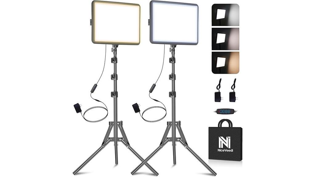 dual led photography lights