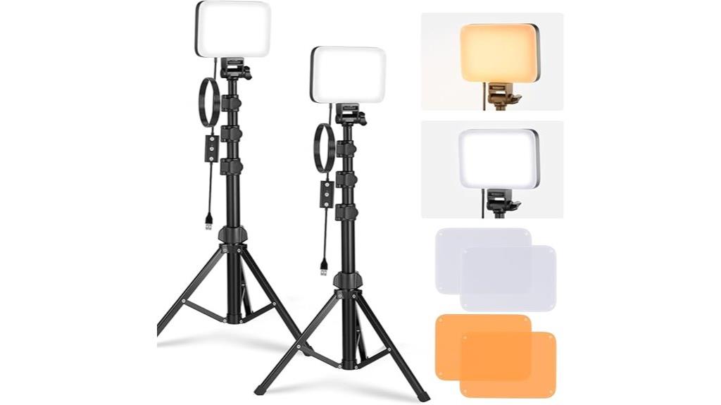 dual led studio lights