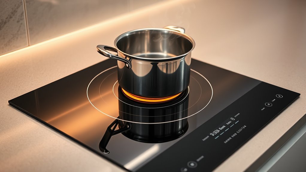 efficient electromagnetic induction cooking