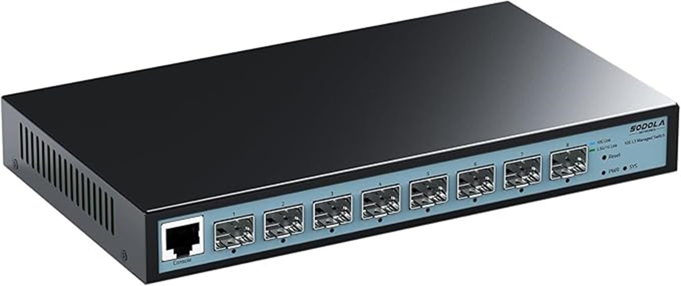 eight port 10g switch
