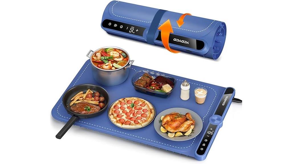 electric food warming mat