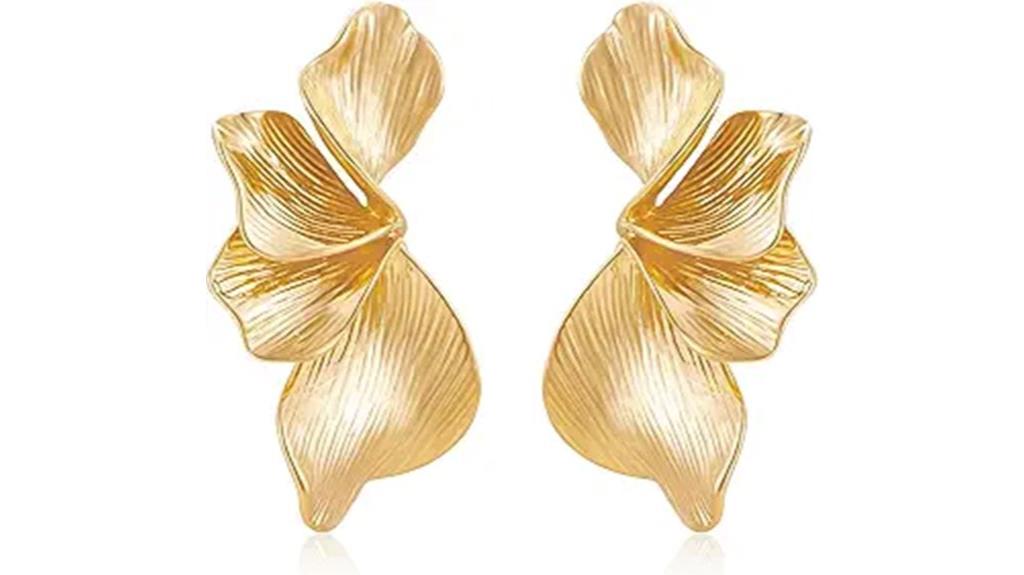 elegant floral earring design