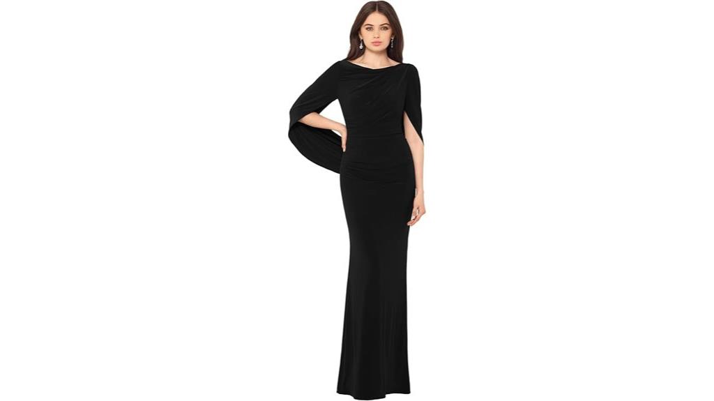 elegant long sleeve gown