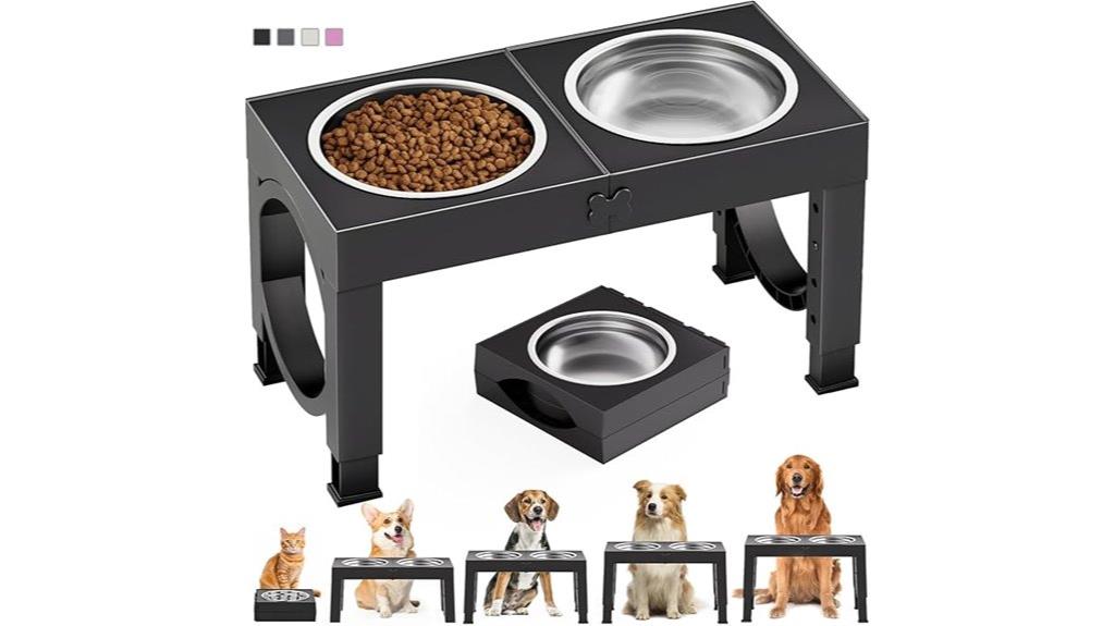 elevated large breed bowl