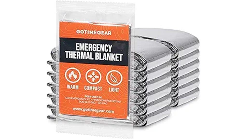 emergency blanket multi pack