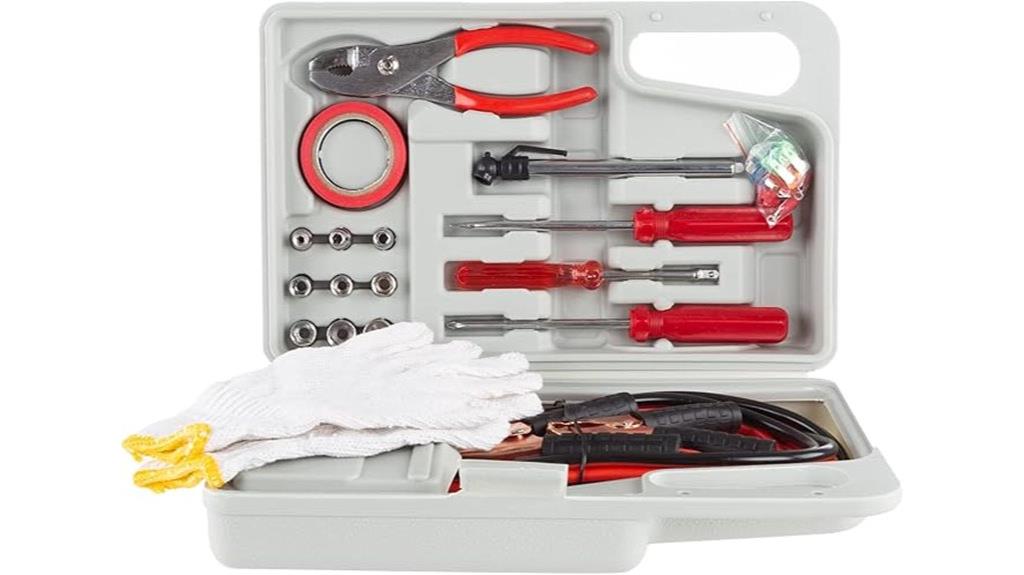 emergency car kit with cables