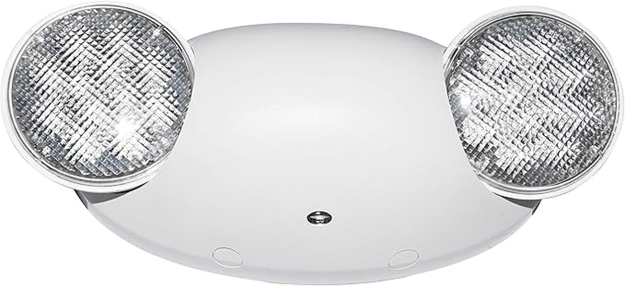 emergency lighting with backup