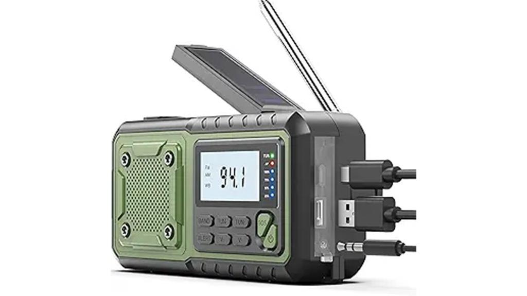emergency radio with sos