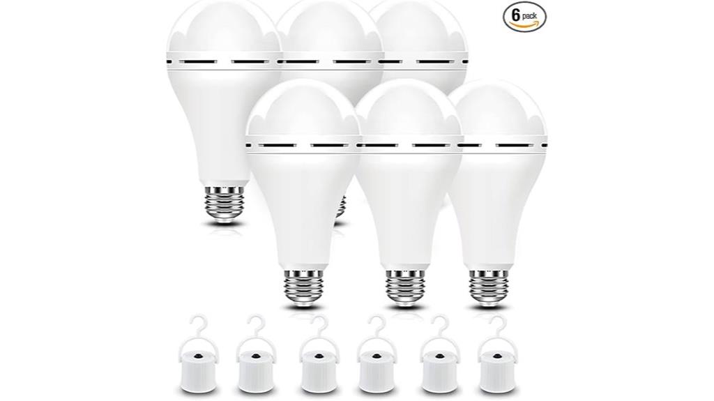 emergency rechargeable led bulbs