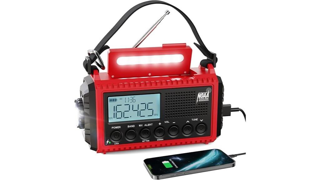 emergency solar power radio