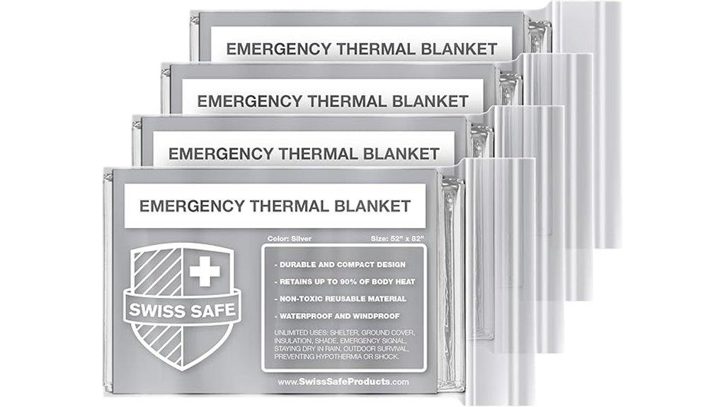 emergency survival blanket set