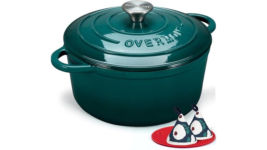enamelled 5 5qt cast iron