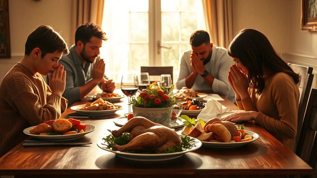 express gratitude before meals