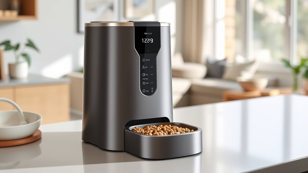 features for pet feeding