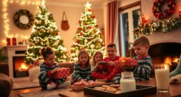 festive christmas morning routines