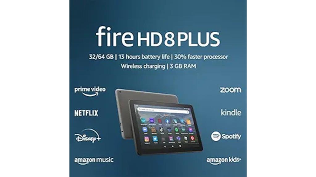 fire hd 8 plus gray