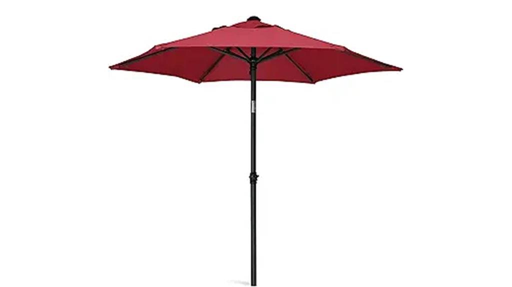 five foot outdoor patio umbrella