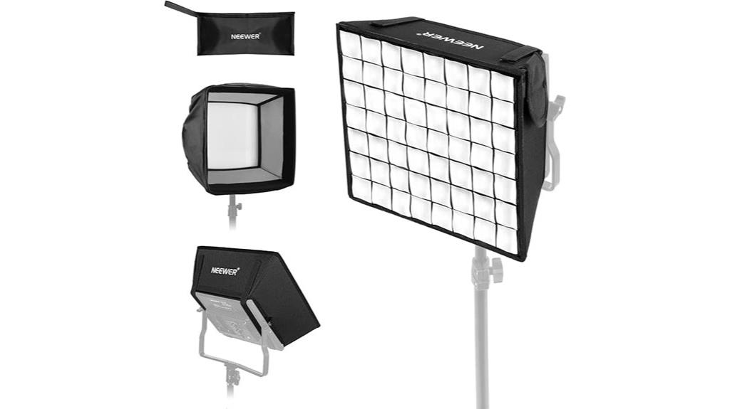 foldable softbox with grid