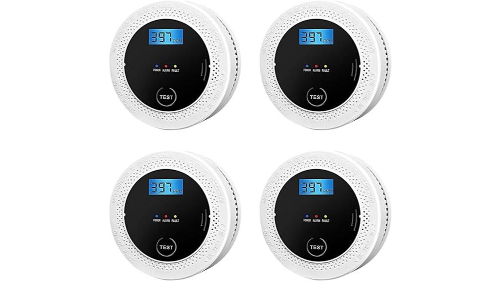 four pack smoke detectors