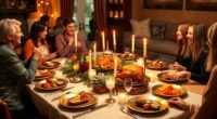 friendsgiving dinner arrangements