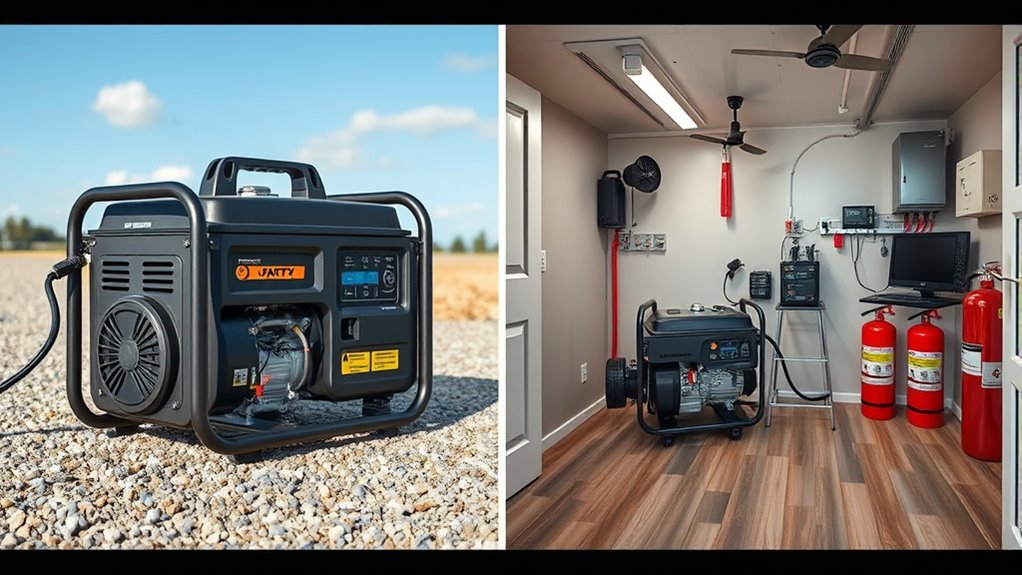 generator safety precautions indoors