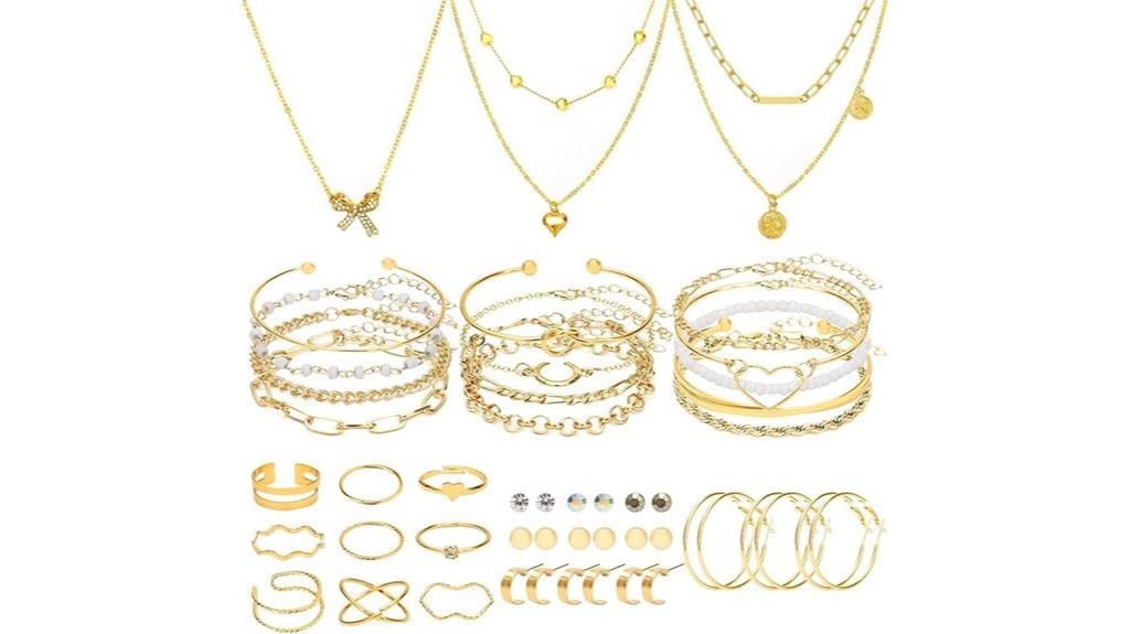 gold jewelry set