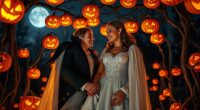 halloween couple photo captions