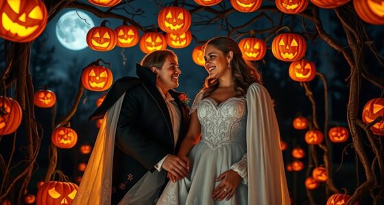 halloween couple photo captions