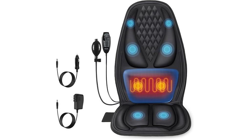 heat lumbar back massager