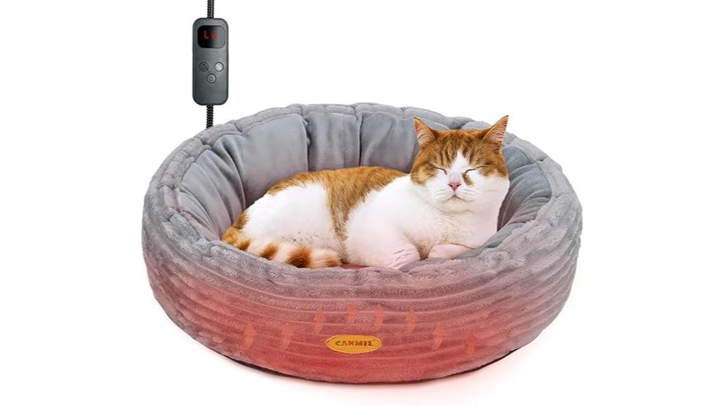 heated indoor cat bed