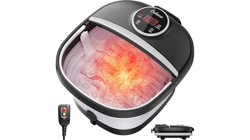 heated massage foot spa