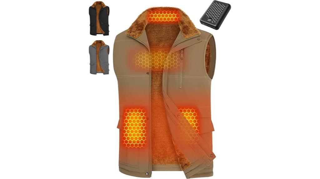 heated men s graphene vest