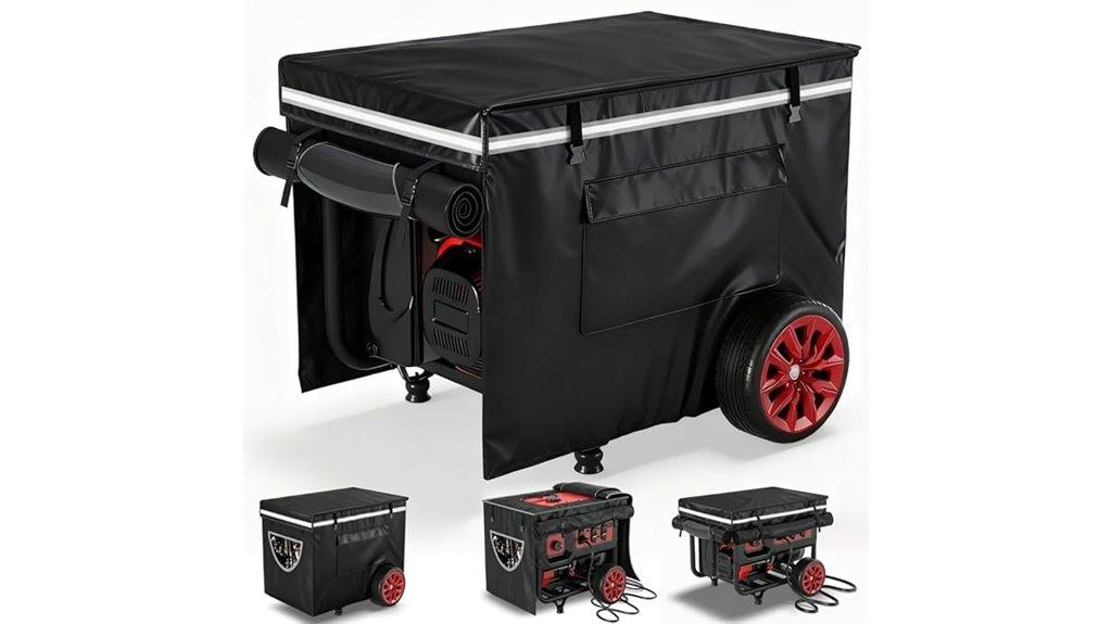 heavy duty generator cover shield