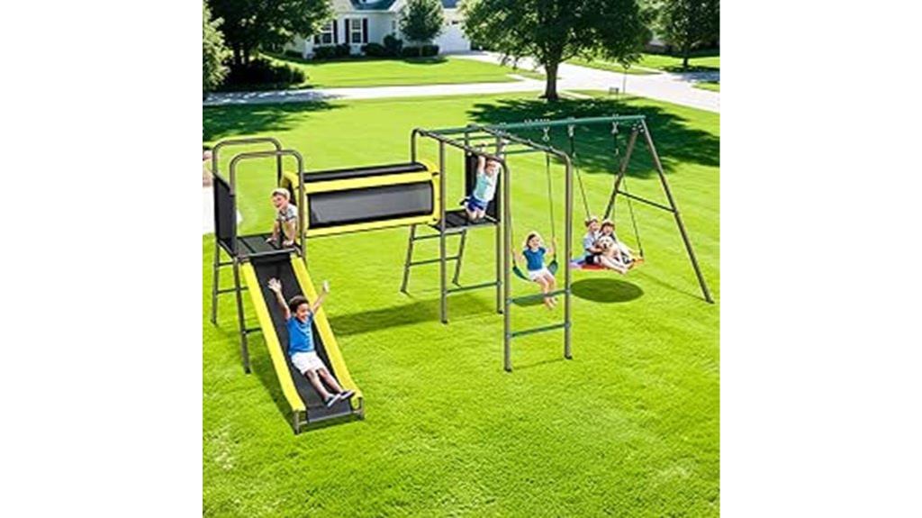 heavy duty outdoor kids playset