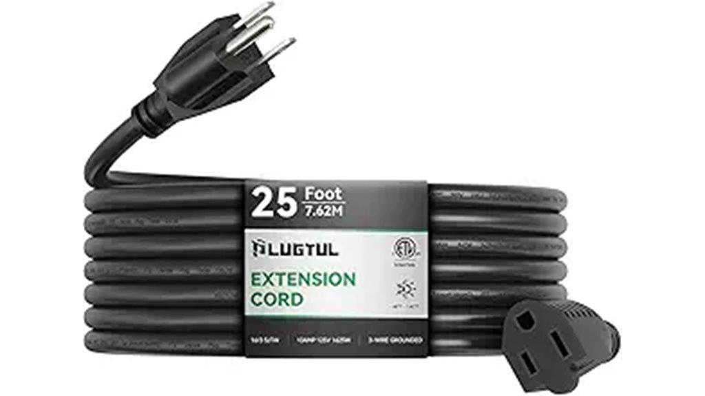 heavy duty waterproof extension cord