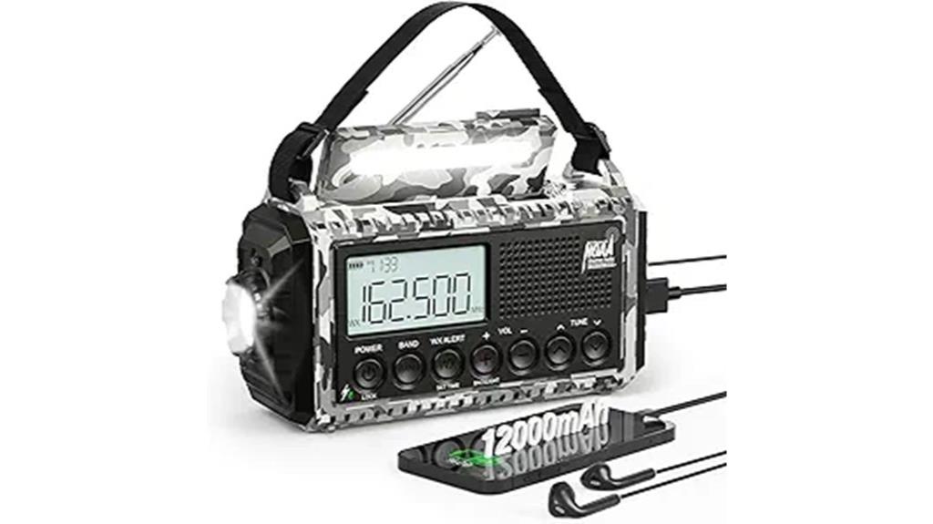 high capacity emergency radio