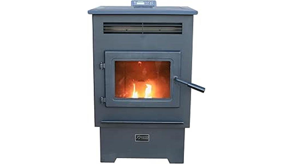 high capacity medium pellet stove