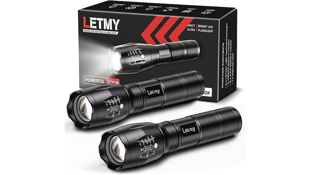 high lumens waterproof flashlights