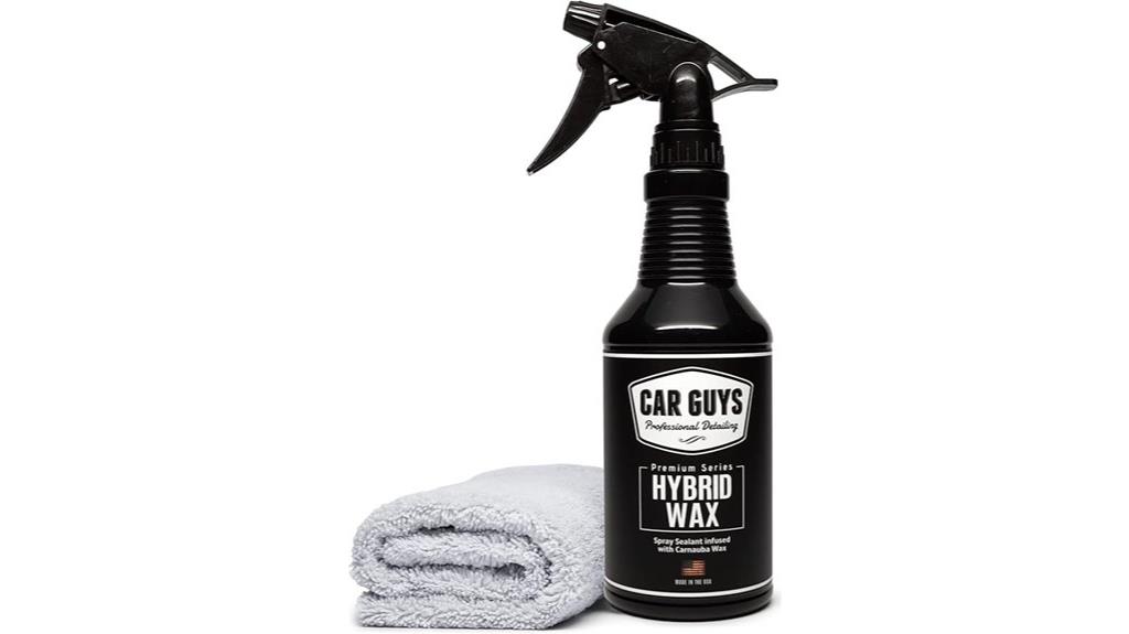 hybrid spray wax product