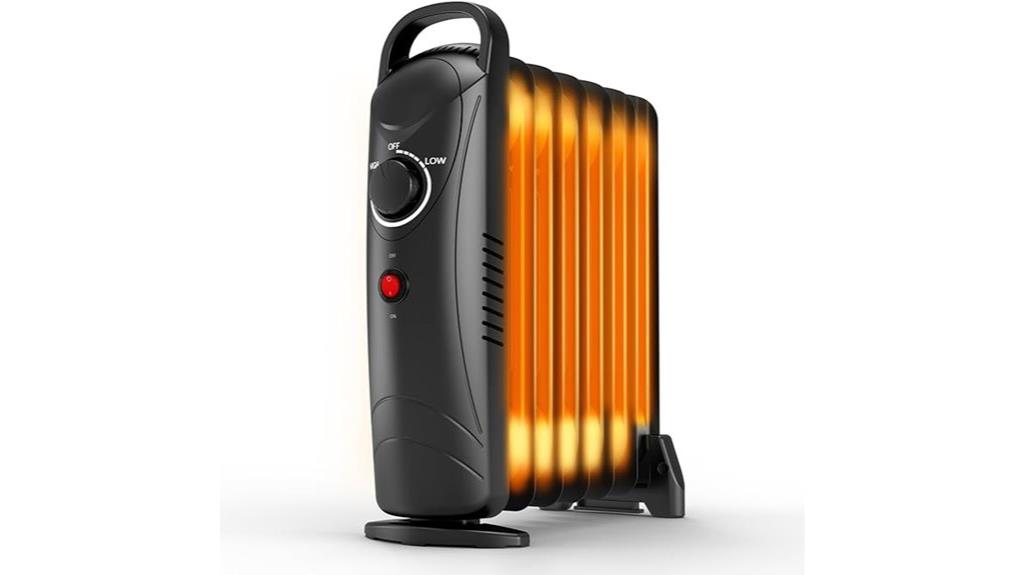 indoor 700w oil heater